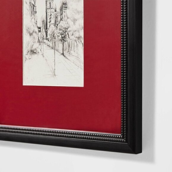 Studio McGee 18x24 Vintage City Sketch Framed Wall Art - New in Box - Picture 3 of 4